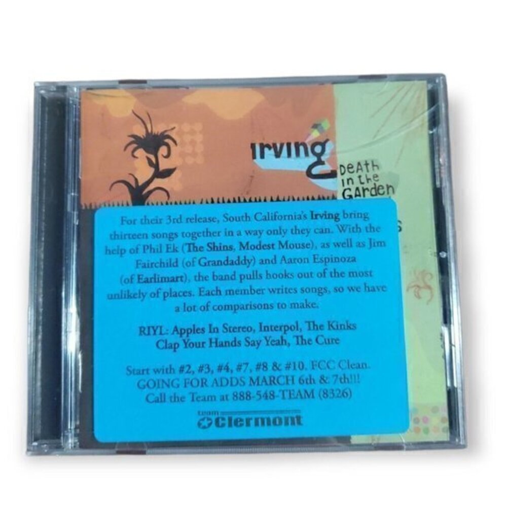 Irving - Death‎ in the Garden Blood on the Flowers [2006 Promotional CD]